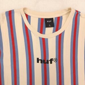 HUF Casual Crew Neck Short Sleeve Graphic T Shirt Mens Size Extra Large XL Red